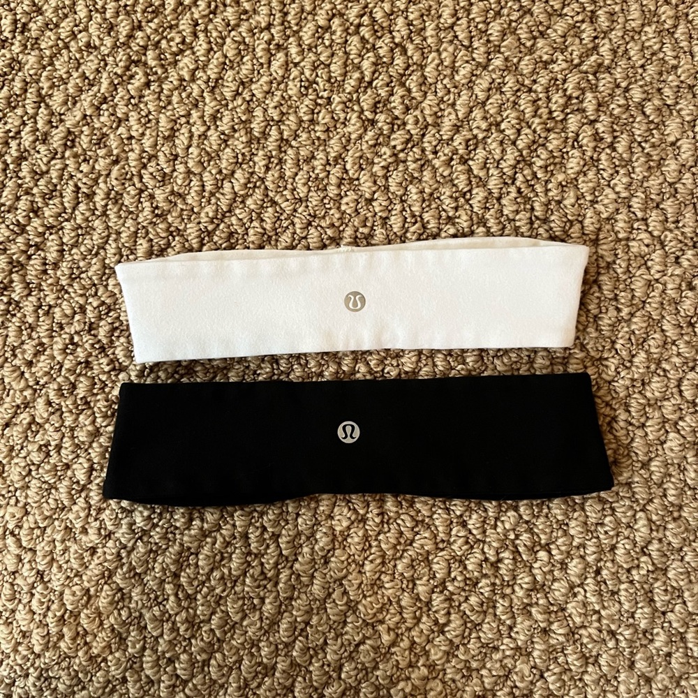 Two Lululemon headbands